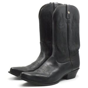 Harley Davidson Leather Western Cowboy Boots Womans Size 8.5